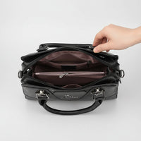 SaneShoppe-2024 Designer Women's Leather Crossbody Bag - Luxury Brand Handbag for Ladies