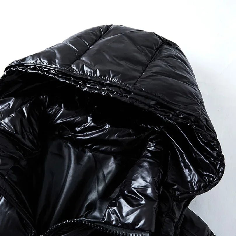 SaneShoppe - Men Detachable Hat Casual Parka Hooded Coat Winter New Men Solid Parkas White Duck Down Jacket Male Stand Collar Warm Thick Coat