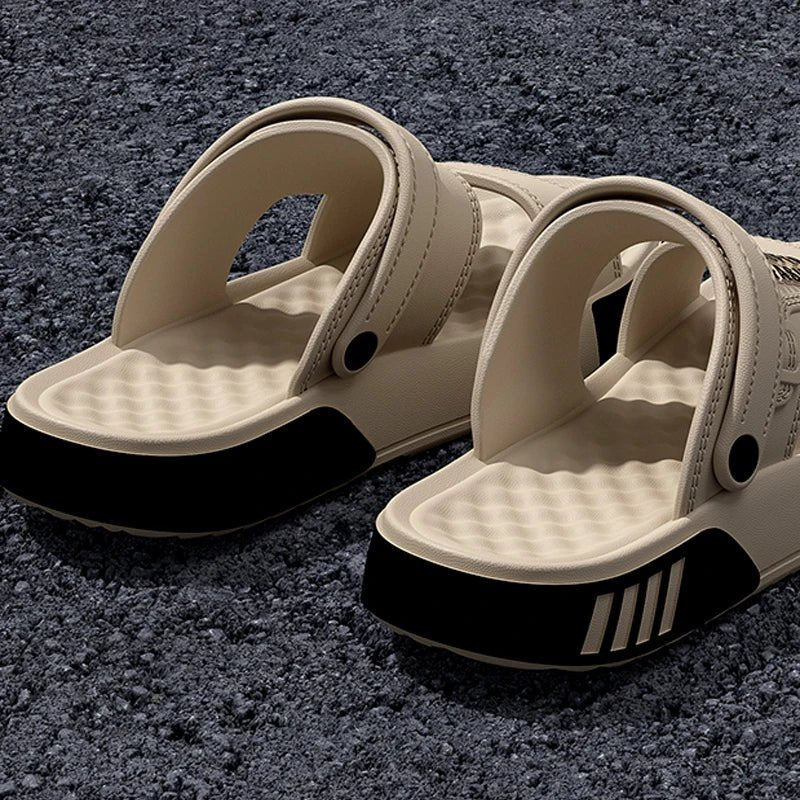 SaneShoppe - Men Slippers Summer EVA Soft - soled Platform Slides Sandals Indoor Outdoor Walking Beach Shoes Flip Flops Mens Home Shoes