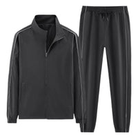 SaneShoppe-Men's Casual Tracksuit Set Spring Autumn Sportswear