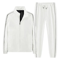 SaneShoppe-Men's Casual Tracksuit Set Spring Autumn Sportswear
