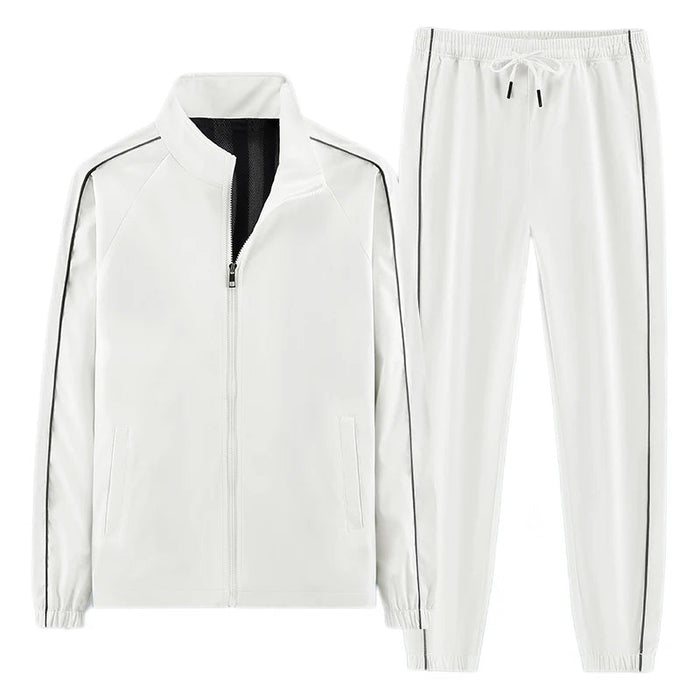 SaneShoppe-Men's Casual Tracksuit Set Spring Autumn Sportswear