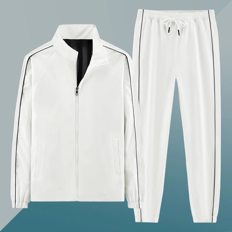 SaneShoppe-Men's Casual Tracksuit Set Spring Autumn Sportswear
