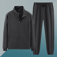 SaneShoppe-Men's Casual Tracksuit Set Spring Autumn Sportswear
