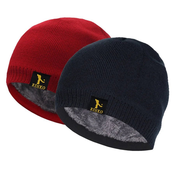 SaneShoppe - Men Winter Hats For Men Women Knitted Hat Beanie Hat Cap Fur Skullies Beanies шапка мужская Homme Skull Gorro шапка Bonnet Caps