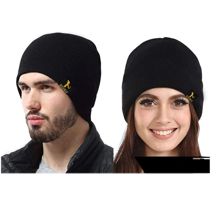 SaneShoppe - Men Winter Hats For Men Women Knitted Hat Beanie Hat Cap Fur Skullies Beanies шапка мужская Homme Skull Gorro шапка Bonnet Caps