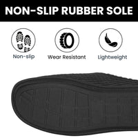 SaneShoppe - Men's Corduroy Slip On Indoor House Shoes Non Slip Sole Memory Foam Warm Thermal Lined Easy Care Slipper Pair by Sock Stack