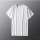 Pure white short t