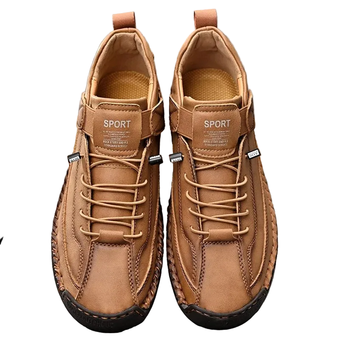 SaneShoppe - Men's Handmade Casual Shoes Low - Top Fashionable Comfortable All - Season Large Size Men's Footwear
