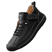 SaneShoppe - Men's Handmade Casual Shoes Low - Top Fashionable Comfortable All - Season Large Size Men's Footwear