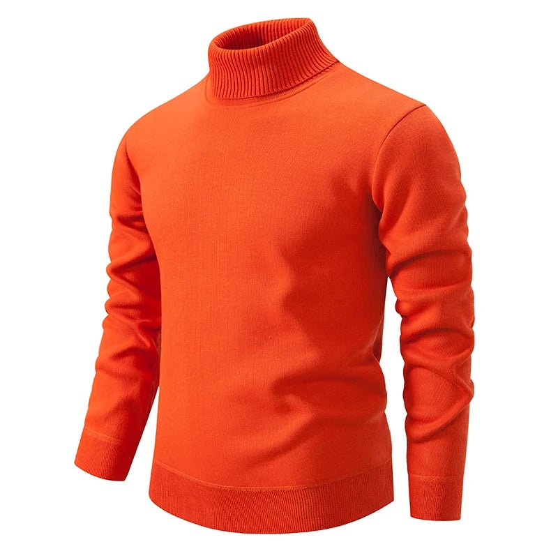 SaneShoppe-Men's Warm Turtleneck Sweater for Daily Wear