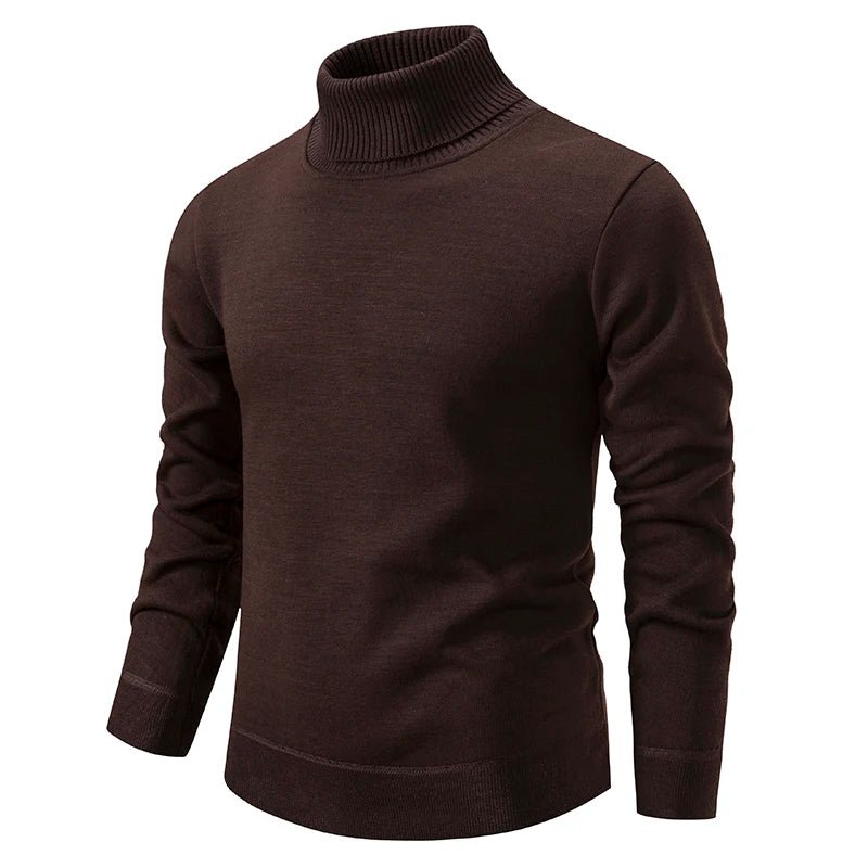 SaneShoppe-Men's Warm Turtleneck Sweater for Daily Wear