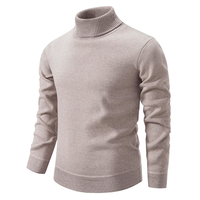 SaneShoppe-Men's Warm Turtleneck Sweater for Daily Wear