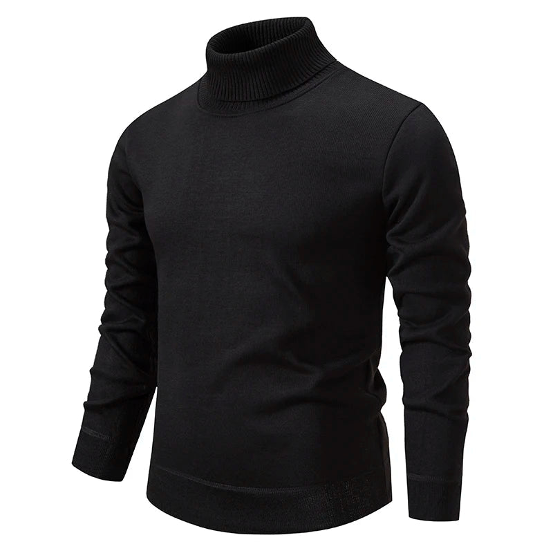 SaneShoppe-Men's Warm Turtleneck Sweater for Daily Wear