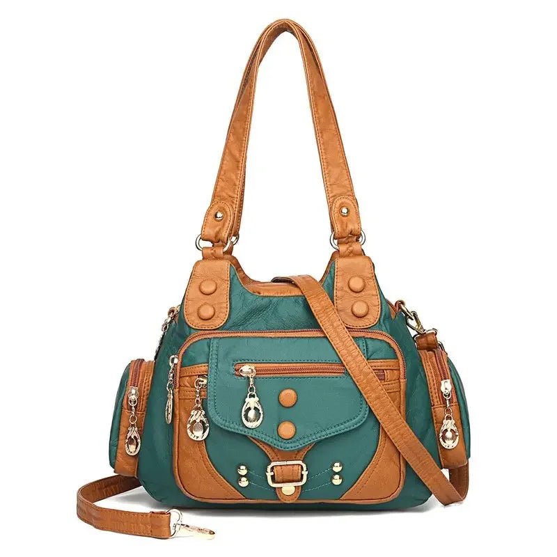 SaneShoppe - New Fashion High Quality Woman Messenger Bag Luxury Soft Leather Handbags Women's Bags Designer Famous Brand Women Shoulder Tote