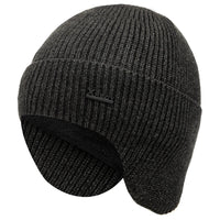 SaneShoppe - New Men Winter Hat Add Fleece Warm Earflap Cap Stylish Soft Beanie Hat For Male Outdoor Thicken Ski Sports Knitted Hat