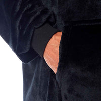 SaneShoppe - Oversized Men's Hooded Blanket Sweatshirt with Sherpa Lining Plush Wearable Hoodie for Lounging Camping One Size Fits All by Daisy Dreamer