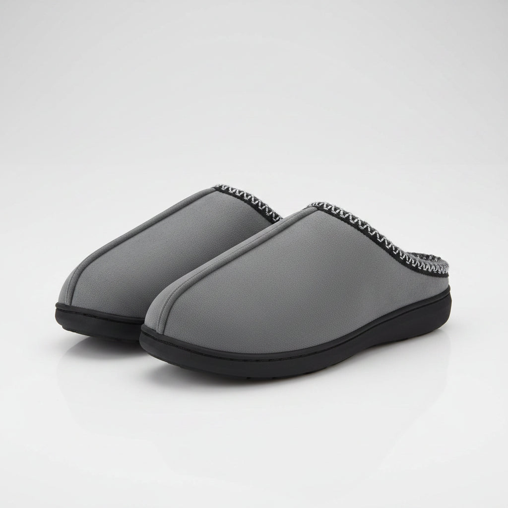 SaneShoppe-Warm Winter Women's Flat Slippers with Memory Foam and Anti-Slip Sole