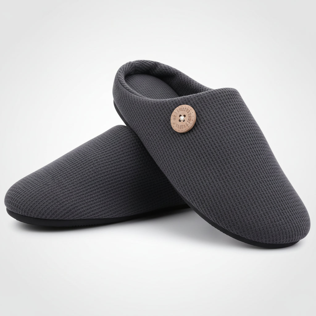 SaneShoppe-Warm Winter Women's Flat Slippers with Memory Foam and Anti-Slip Sole