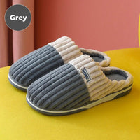 SaneShoppe-Warm Fuzzy Slippers for Men and Women - Non-slip Plush Indoor Shoes