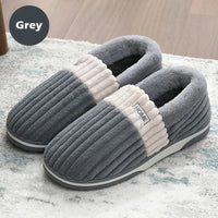 SaneShoppe-Warm Fuzzy Slippers for Men and Women - Non-slip Plush Indoor Shoes