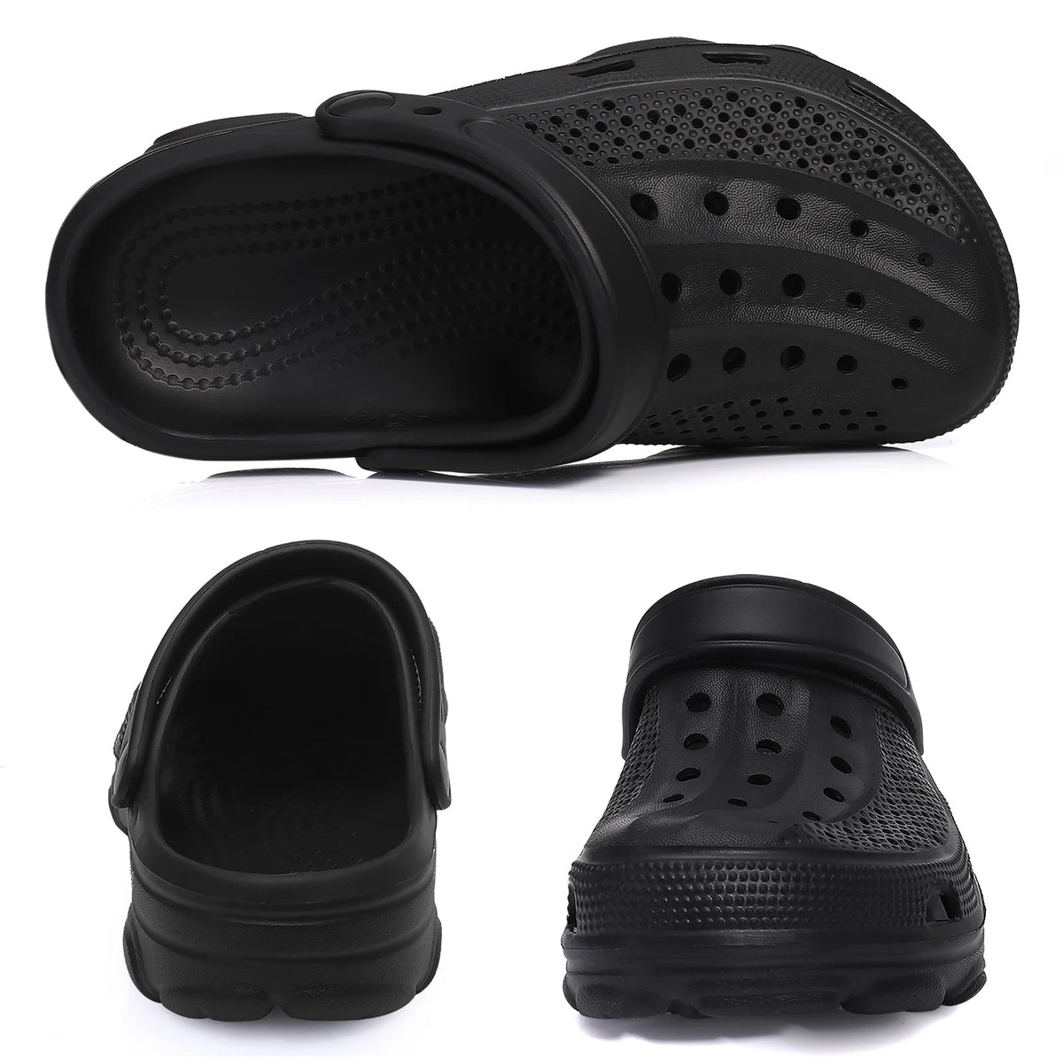 SaneShoppe - Smile Pop Casual Men Clogs Slippers Band Summer Slippers Outdoor Non - slip Beach Cozy Men Shoes Soft EVA Home Breathable Slippers
