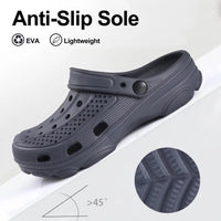 SaneShoppe - Smile Pop Casual Men Clogs Slippers Band Summer Slippers Outdoor Non - slip Beach Cozy Men Shoes Soft EVA Home Breathable Slippers