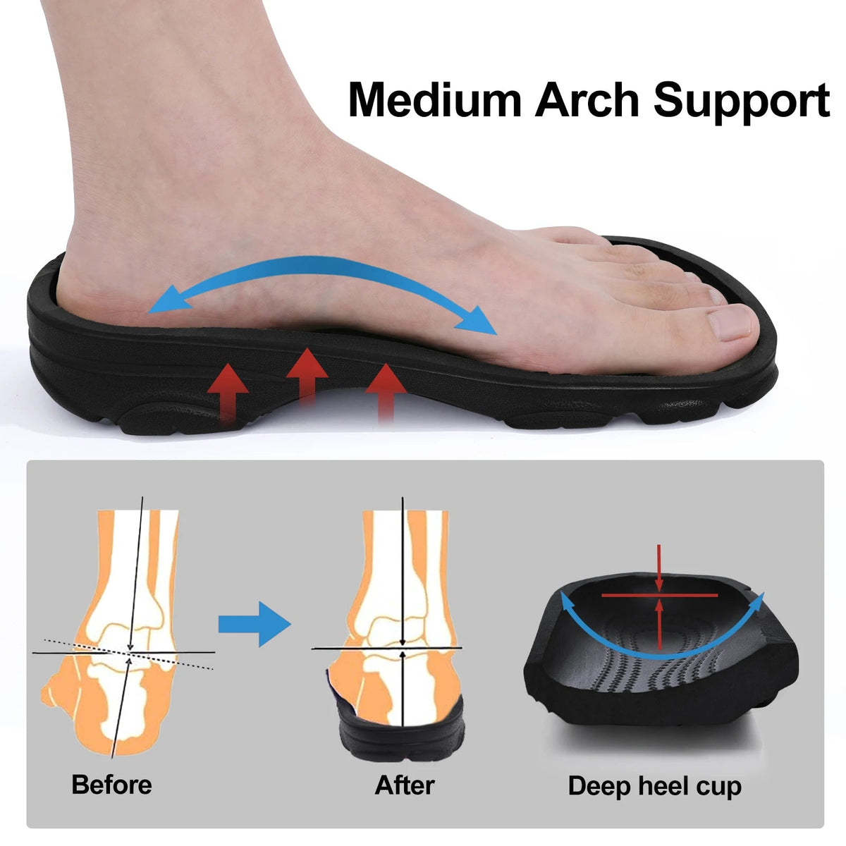 SaneShoppe - Smile Pop Casual Men Clogs Slippers Band Summer Slippers Outdoor Non - slip Beach Cozy Men Shoes Soft EVA Home Breathable Slippers