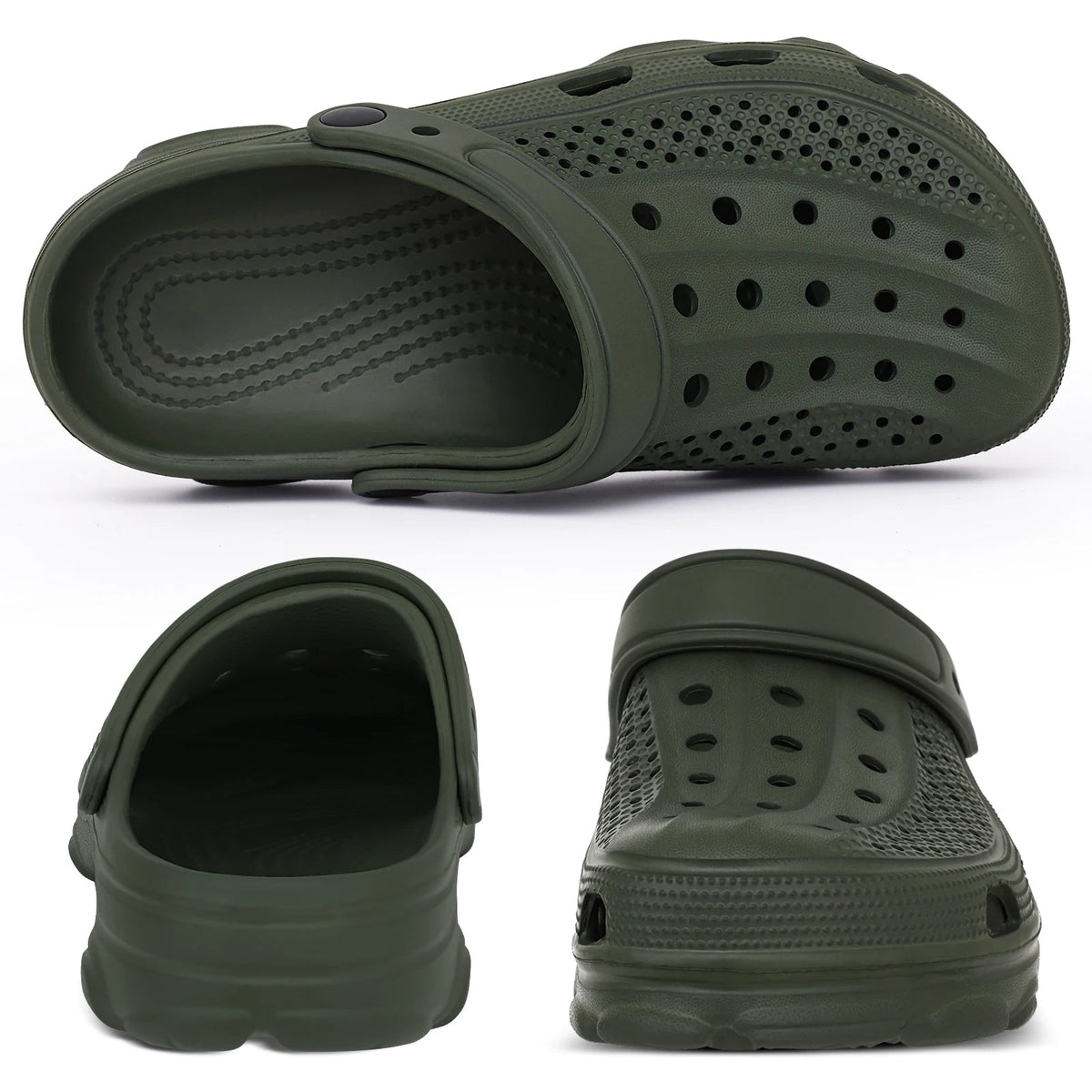 SaneShoppe - Smile Pop Casual Men Clogs Slippers Band Summer Slippers Outdoor Non - slip Beach Cozy Men Shoes Soft EVA Home Breathable Slippers