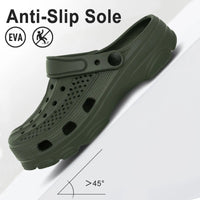 SaneShoppe - Smile Pop Casual Men Clogs Slippers Band Summer Slippers Outdoor Non - slip Beach Cozy Men Shoes Soft EVA Home Breathable Slippers