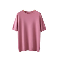 SaneShoppe-Men's Superfine Merino Wool T-Shirt - Breathable O-Neck Tee