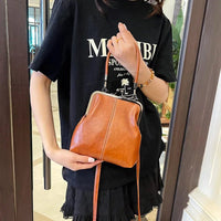 SaneShoppe-Versatile Designer Shoulder Bag | Retro PU Leather Women's Handbag