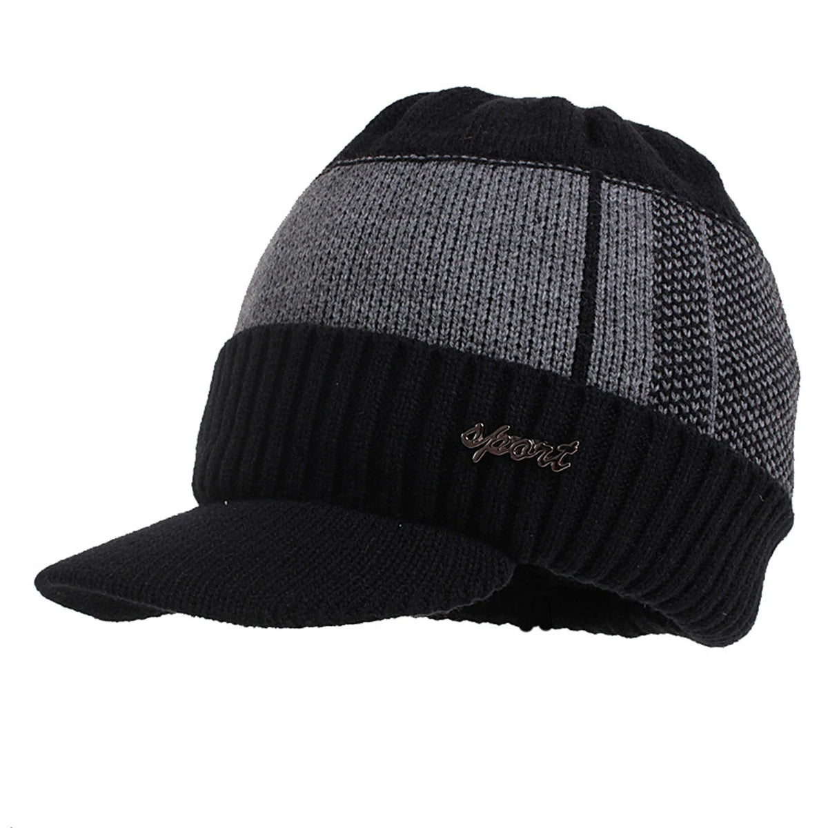 SaneShoppe - Winter Hats For Men Skullies Beanie Hat Winter Cap Men Women Wool Scarf Caps Set Balaclava Mask Gorras Bonnet Knitted Hat