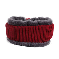 SaneShoppe - Winter Hats For Men Skullies Beanie Hat Winter Cap Men Women Wool Scarf Caps Set Balaclava Mask Gorras Bonnet Knitted Hat