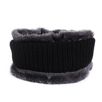 SaneShoppe - Winter Hats For Men Skullies Beanie Hat Winter Cap Men Women Wool Scarf Caps Set Balaclava Mask Gorras Bonnet Knitted Hat