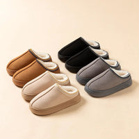 SaneShoppe-Fuzzy Fur Winter Slippers for Women and Men - Indoor Outdoor Comfort