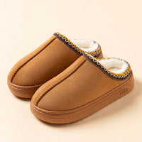 SaneShoppe-Fuzzy Fur Winter Slippers for Women and Men - Indoor Outdoor Comfort