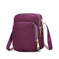 SaneShoppe - Women Bag Waterproof Shoulder Bag Crossbody Zipper Mobile Phone Lady Female Multifunction Handbag Wrist Purse Womens Pouch