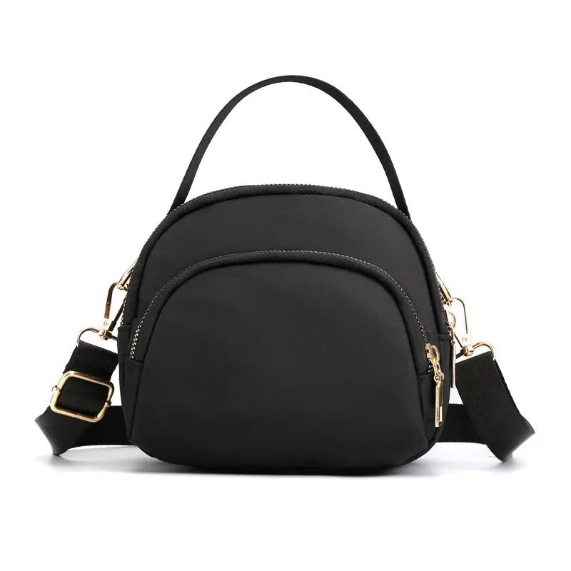 SaneShoppe - Women Handbag and Purse 2025 New Designer 3 Layers Large Capacity Shoulder Bags Lady Crossbody Bag Sweet Red Black Bolso Mujer