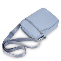 SaneShoppe-Black Mini Crossbody Bag for Women - Multifunctional Phone Purse with Zipper