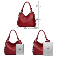 SaneShoppe-Designer Genuine Leather Women's Handbags Crossbody Tote Shoulder Bags