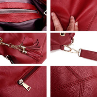 SaneShoppe-Designer Genuine Leather Women's Handbags Crossbody Tote Shoulder Bags