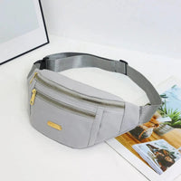 SaneShoppe-Outdoor Sports Waist Bag Multi-Layer Fanny Pack with Phone Pocket