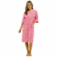 SaneShoppe-Luxurious Women's Terry Bathrobe for Ultimate Post-shower Comfort by Daisy Dreamer