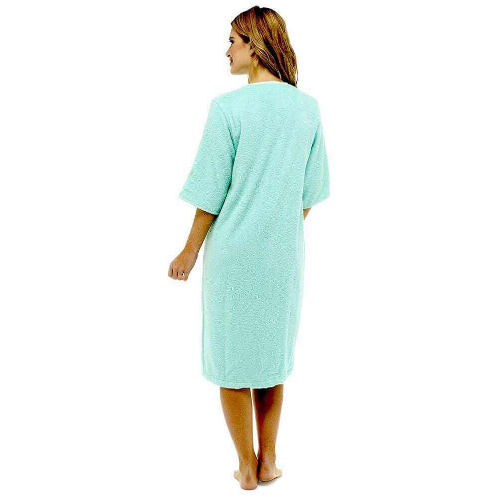 SaneShoppe-Luxurious Women's Terry Bathrobe for Ultimate Post-shower Comfort by Daisy Dreamer