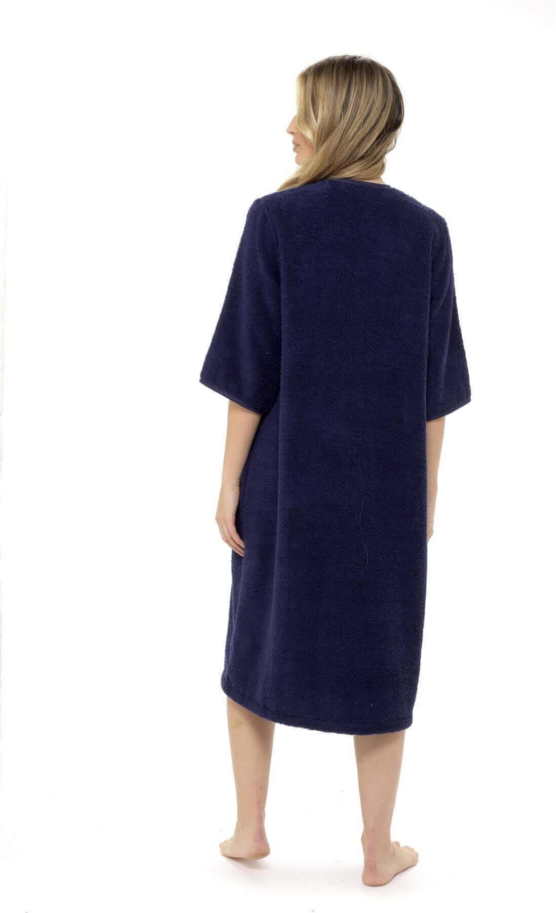 SaneShoppe-Luxurious Women's Terry Bathrobe for Ultimate Post-shower Comfort by Daisy Dreamer
