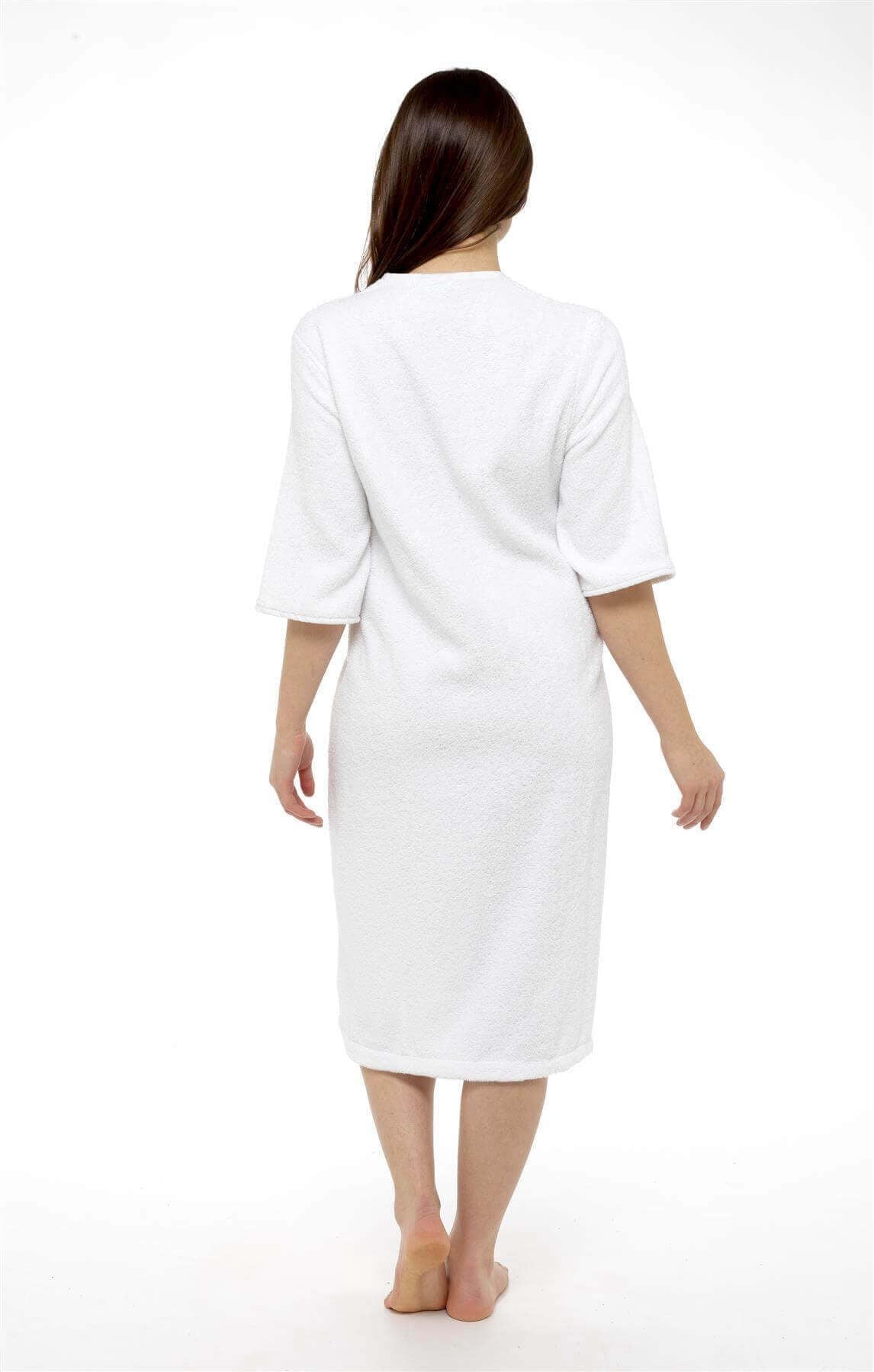 SaneShoppe-Luxurious Women's Terry Bathrobe for Ultimate Post-shower Comfort by Daisy Dreamer