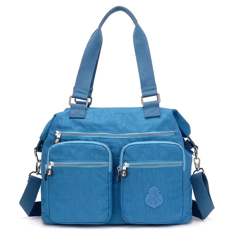 SaneShoppe-Waterproof Nylon Shoulder Bag for Women Big Handbag Crossbody Purses