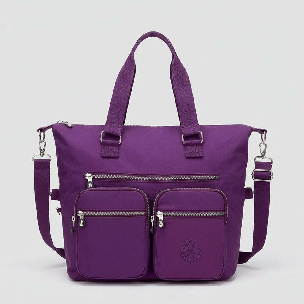 SaneShoppe-Waterproof Nylon Shoulder Bag for Women Big Handbag Crossbody Purses