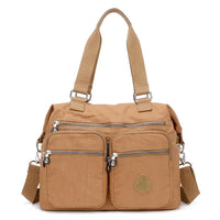 SaneShoppe-Waterproof Nylon Shoulder Bag for Women Big Handbag Crossbody Purses